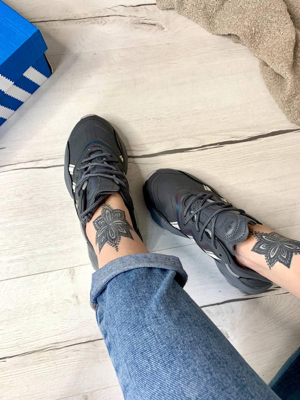 Adidas Ozweego Dark Grey Mint