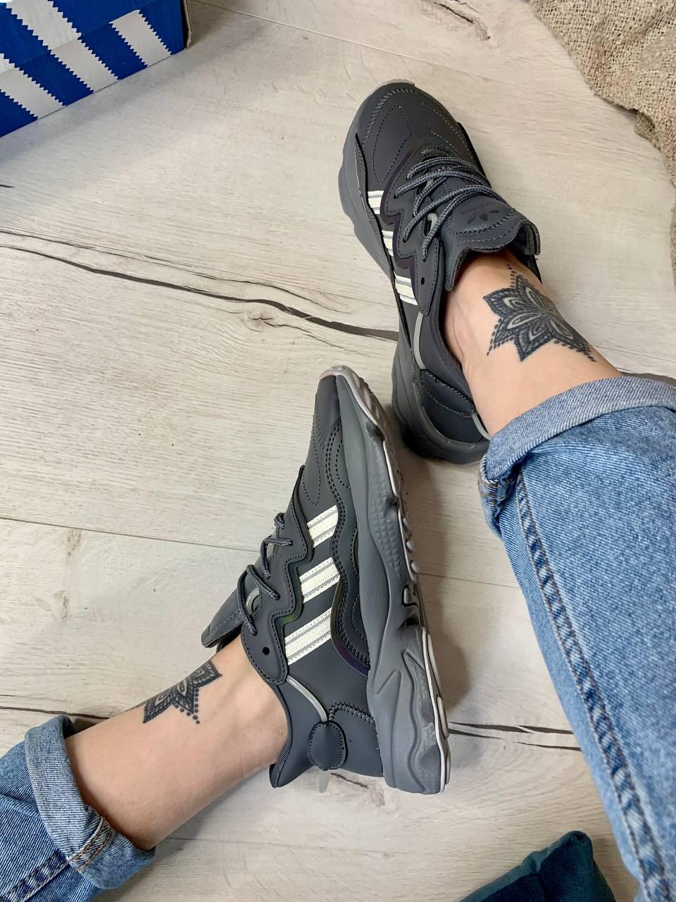 Adidas Ozweego Dark Grey Mint