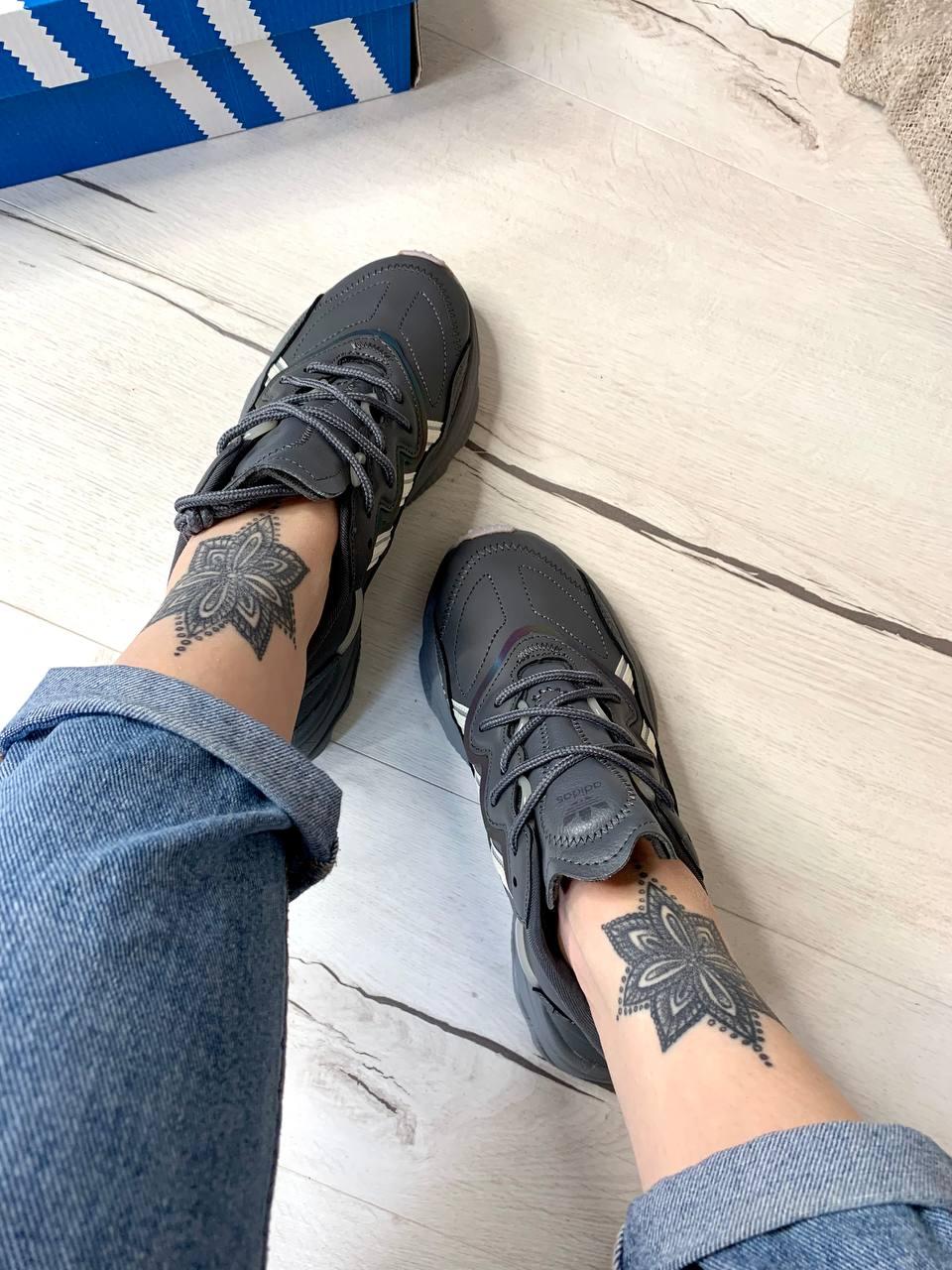 Adidas Ozweego Dark Grey Mint