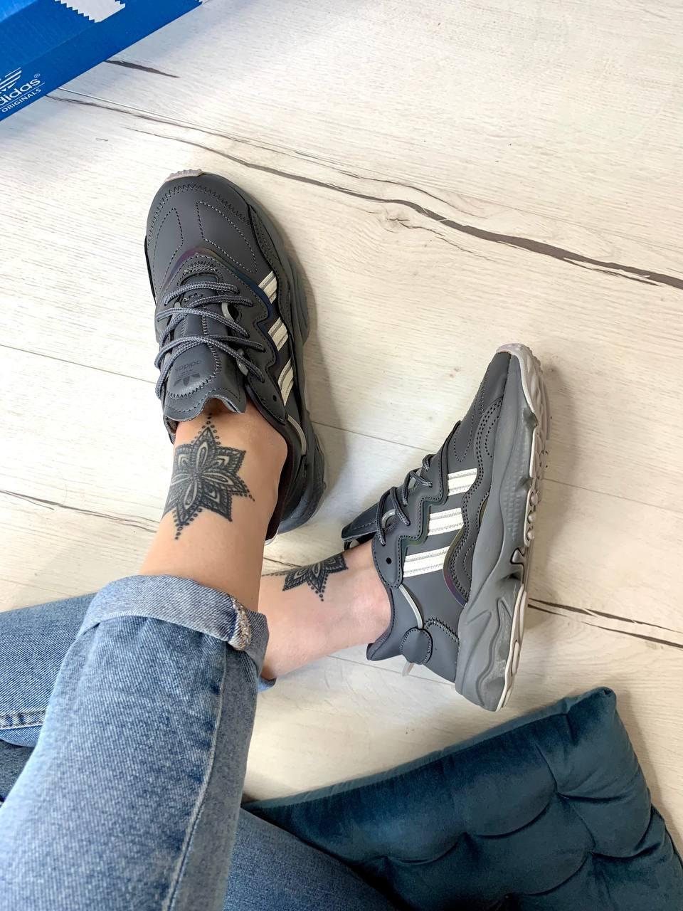 Adidas Ozweego Dark Grey Mint