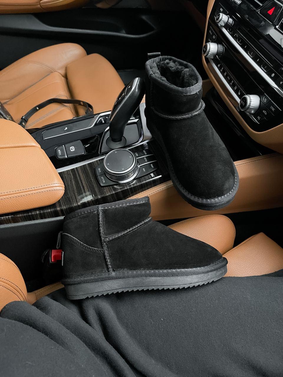 Ugg Ultra Mini Black Замш