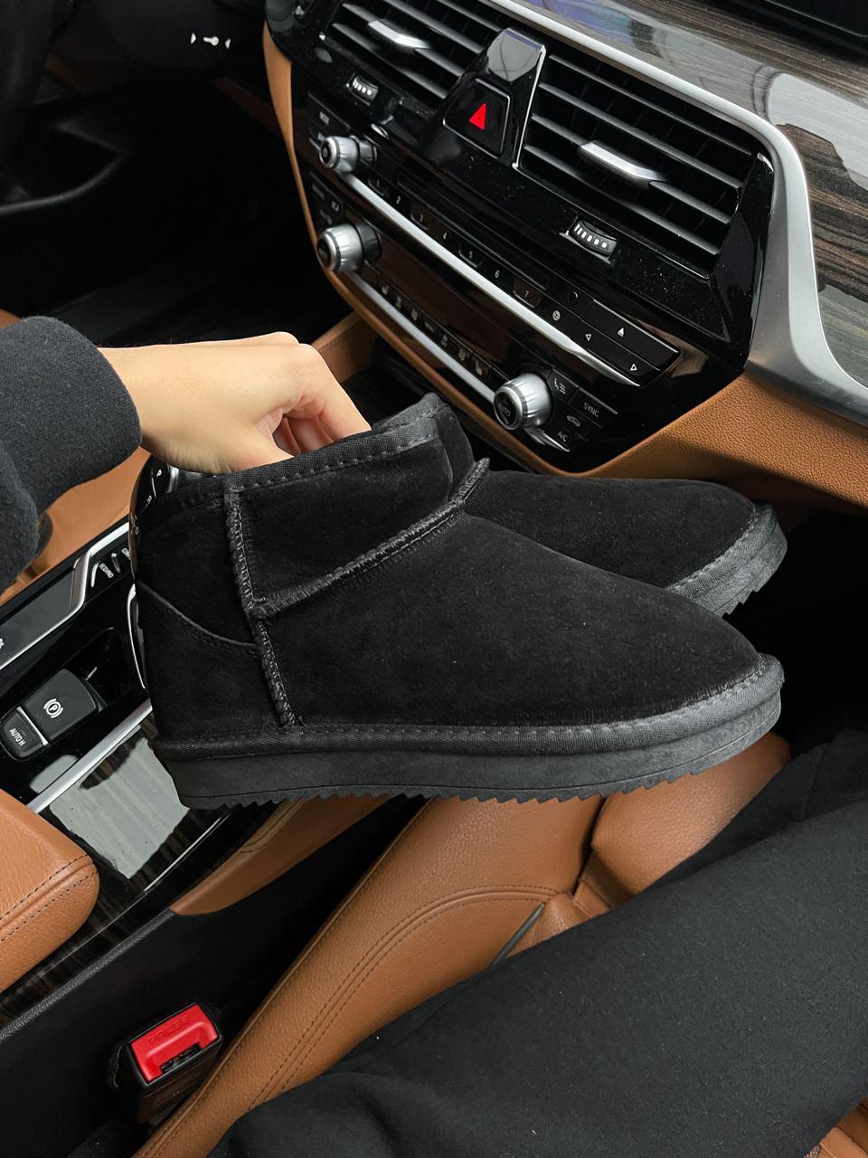 Ugg Ultra Mini Black Замш