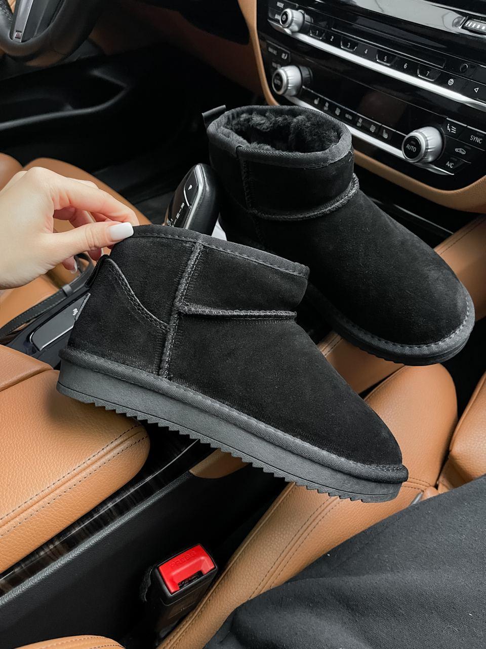 Ugg Ultra Mini Black Замш