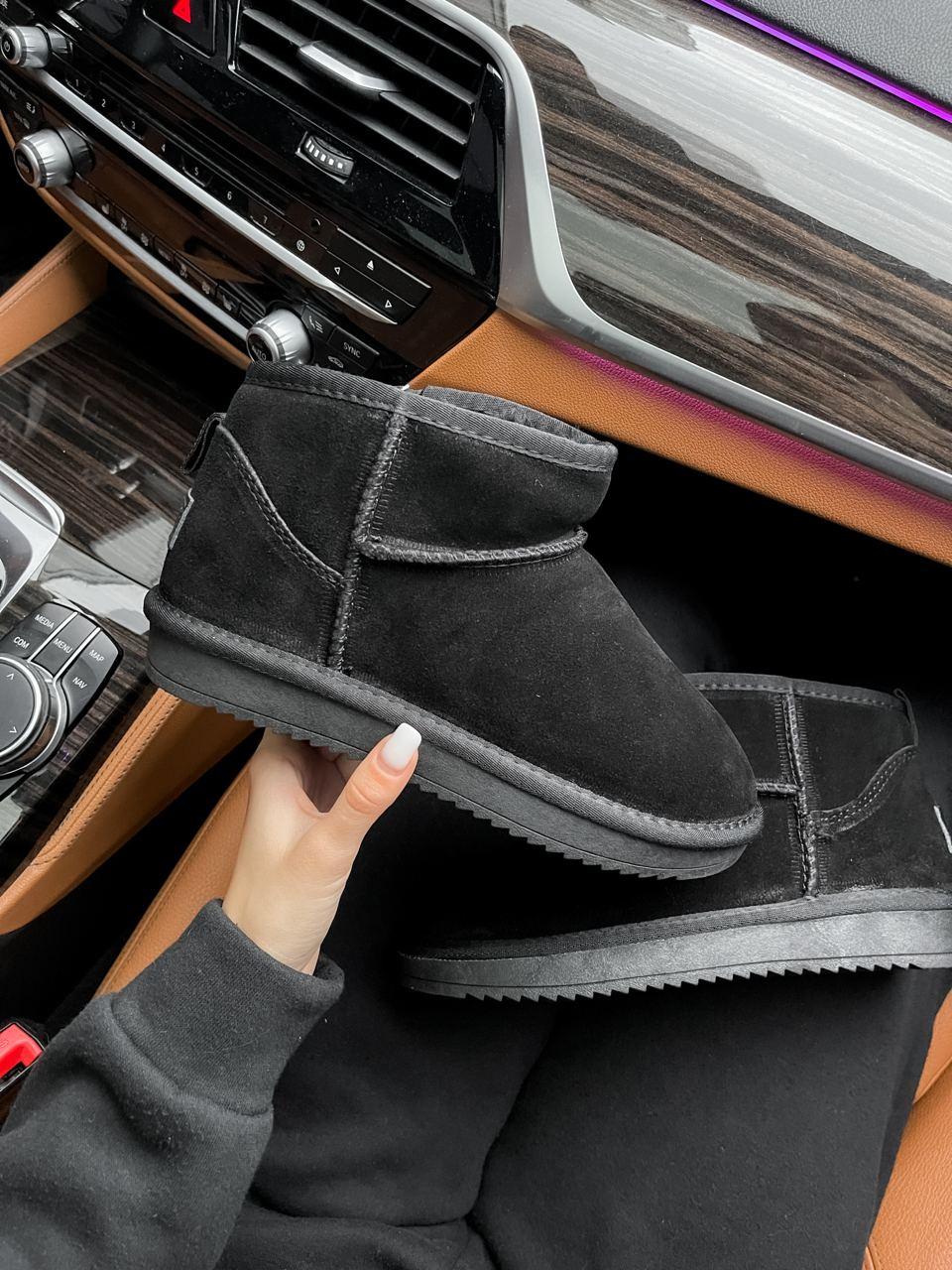 Ugg Ultra Mini Black Замш