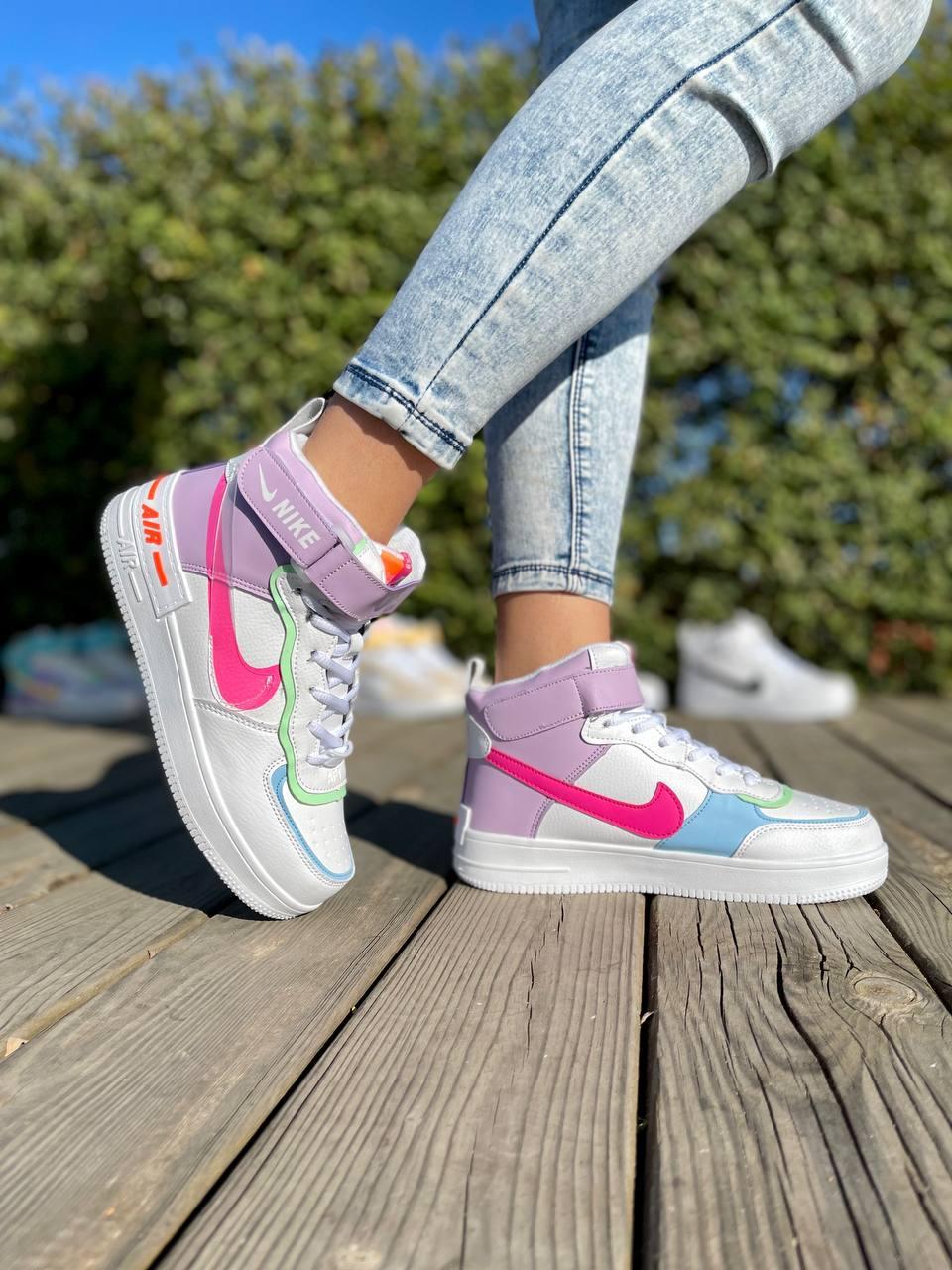 Nike Air Force Shadow High White Purple