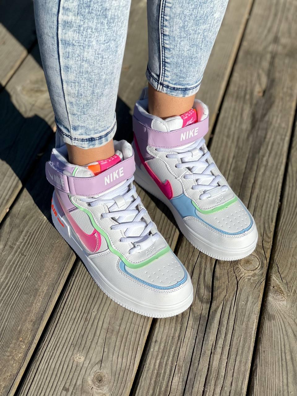 Nike Air Force Shadow High White Purple