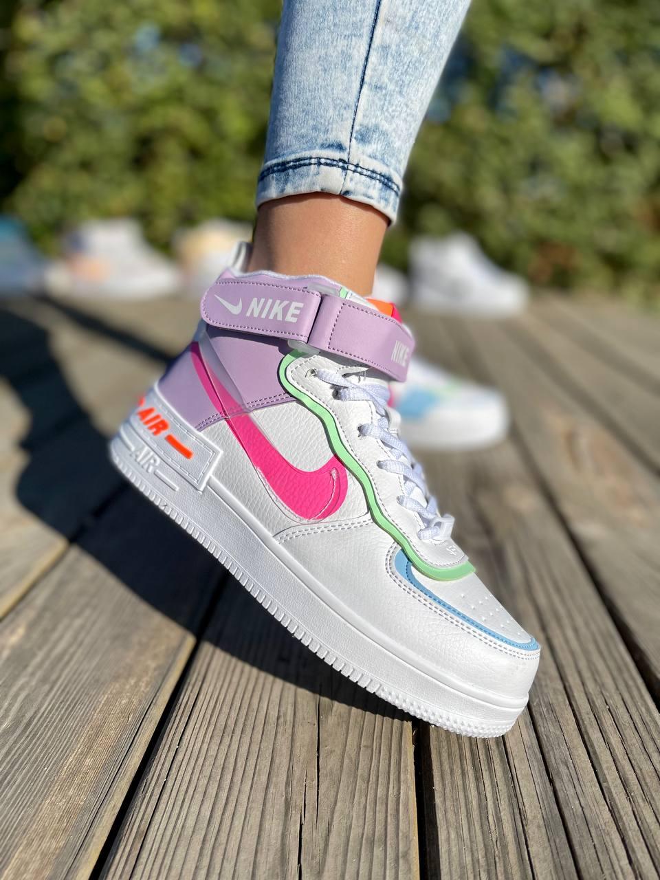 Nike Air Force Shadow High White Purple