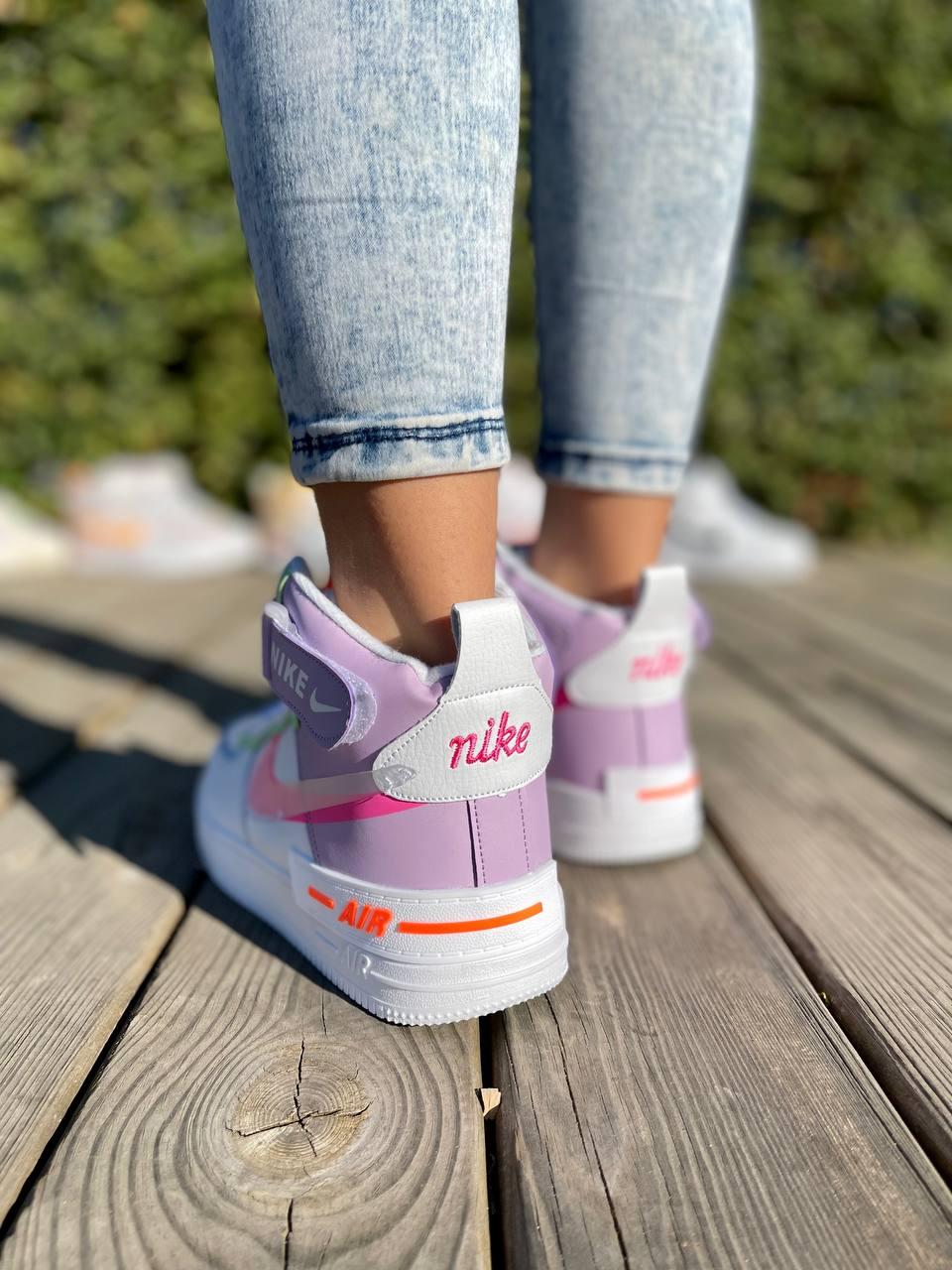 Nike Air Force Shadow High White Purple