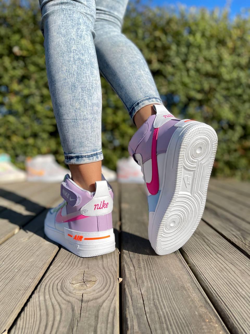 Nike Air Force Shadow High White Purple