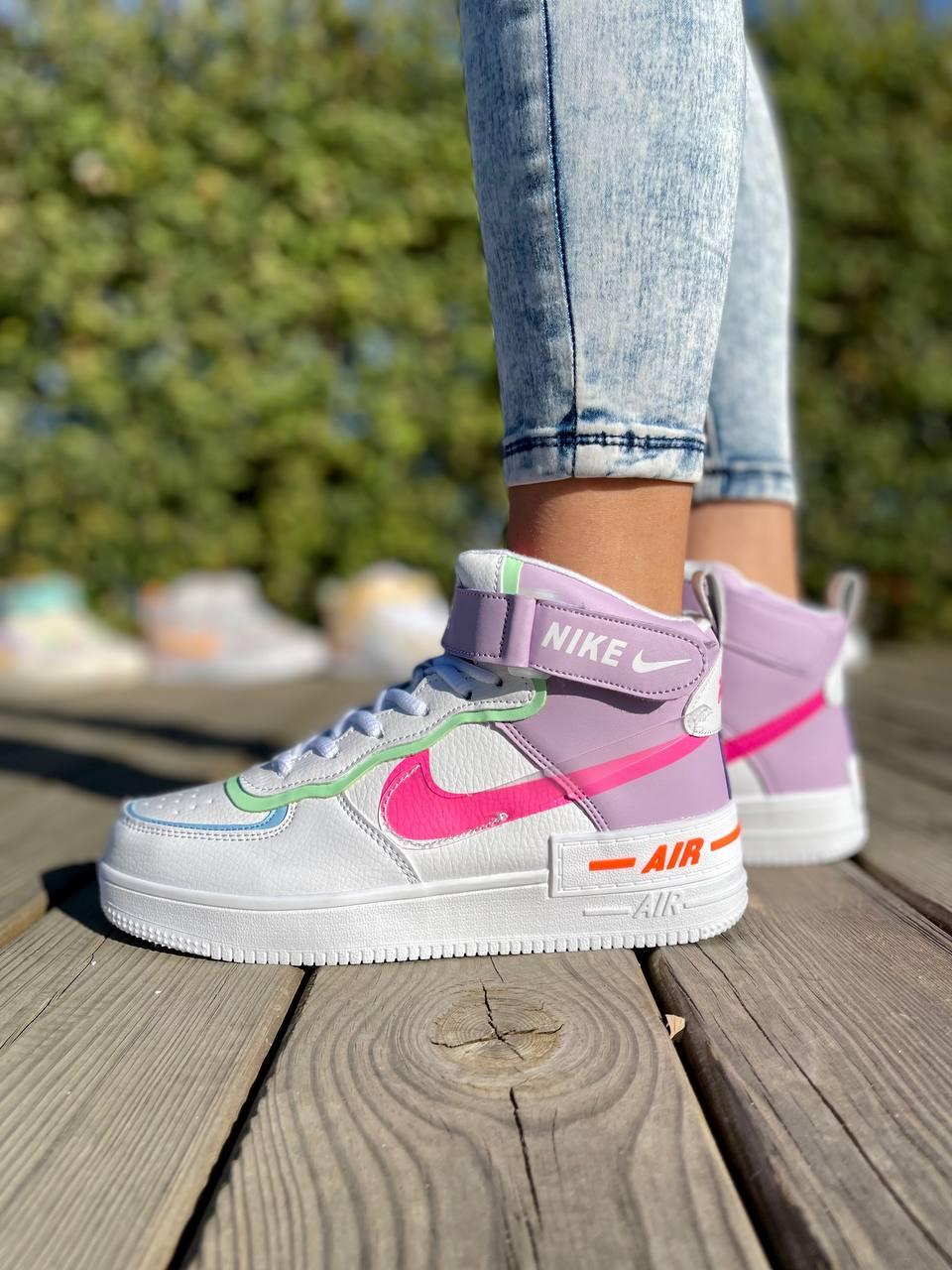Nike Air Force Shadow High White Purple
