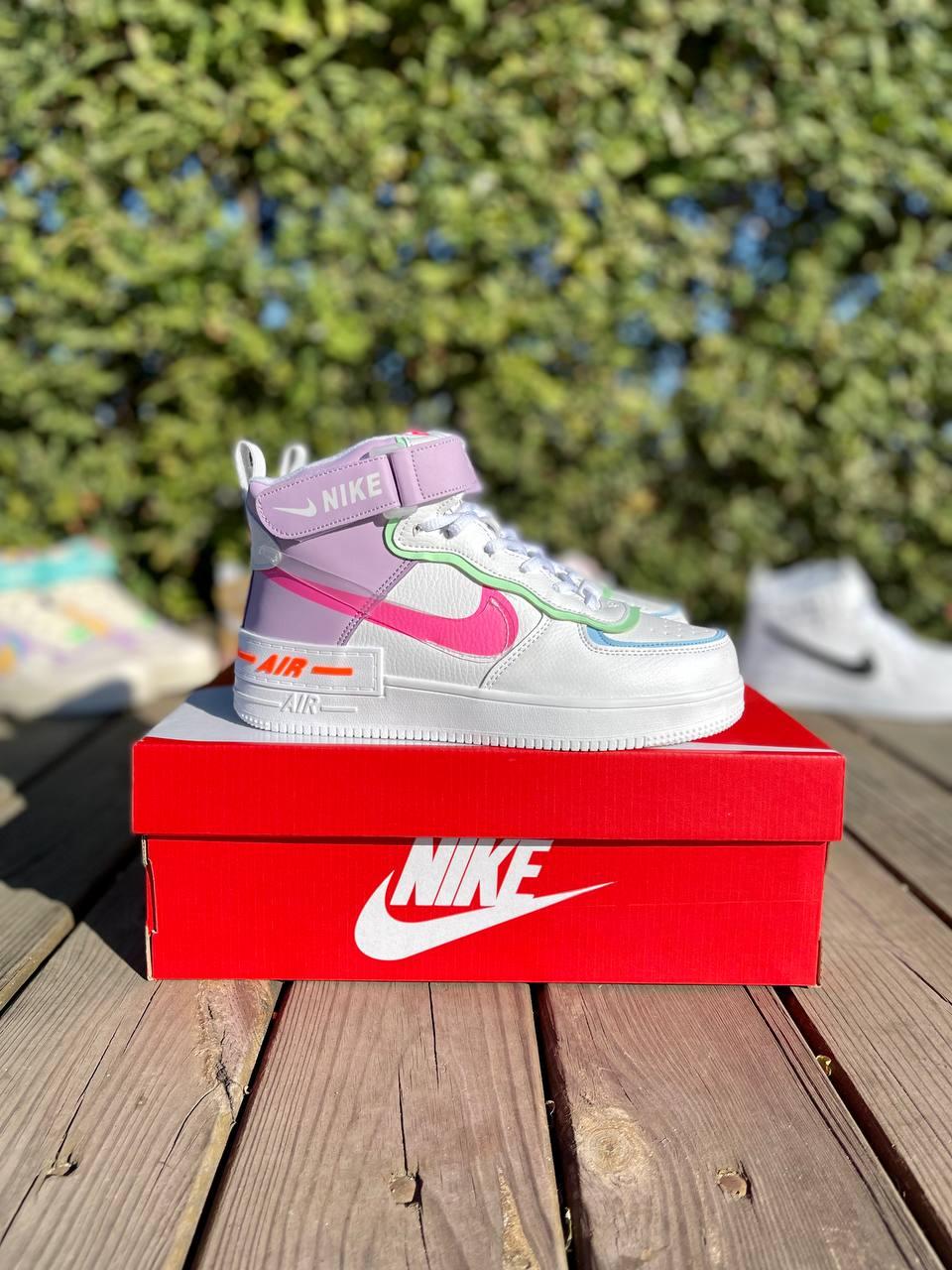 Nike Air Force Shadow High White Purple