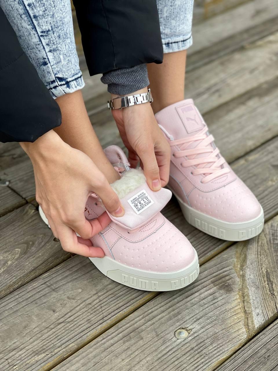 Puma Cali Pink Fur