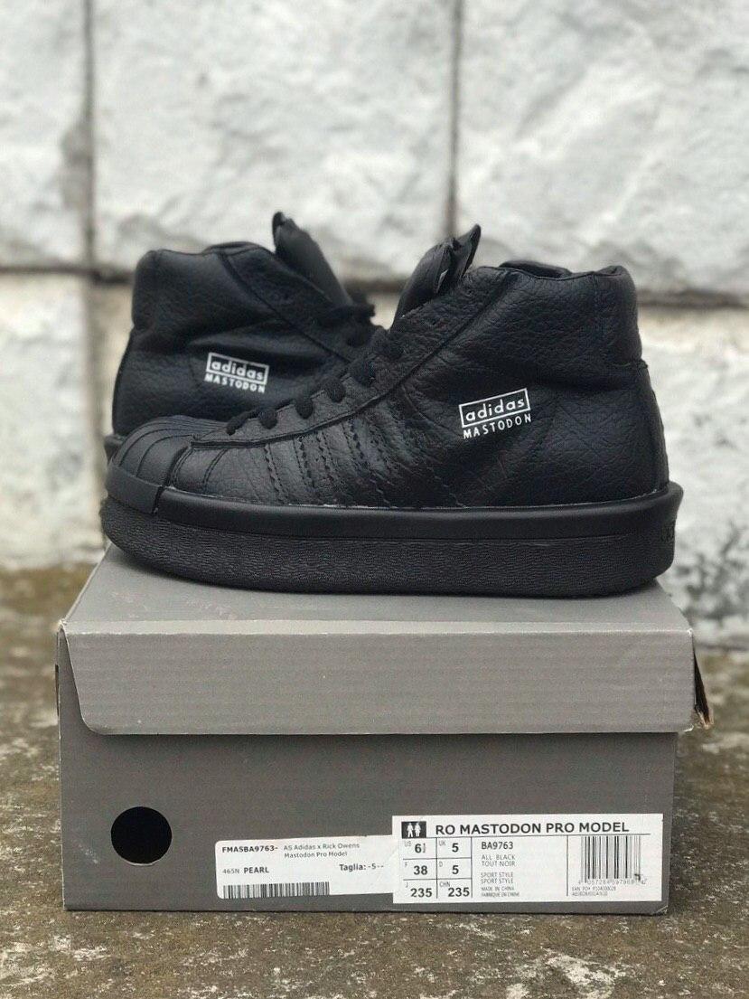 Rick Owens × adidas Mastodon Pro II BLACK