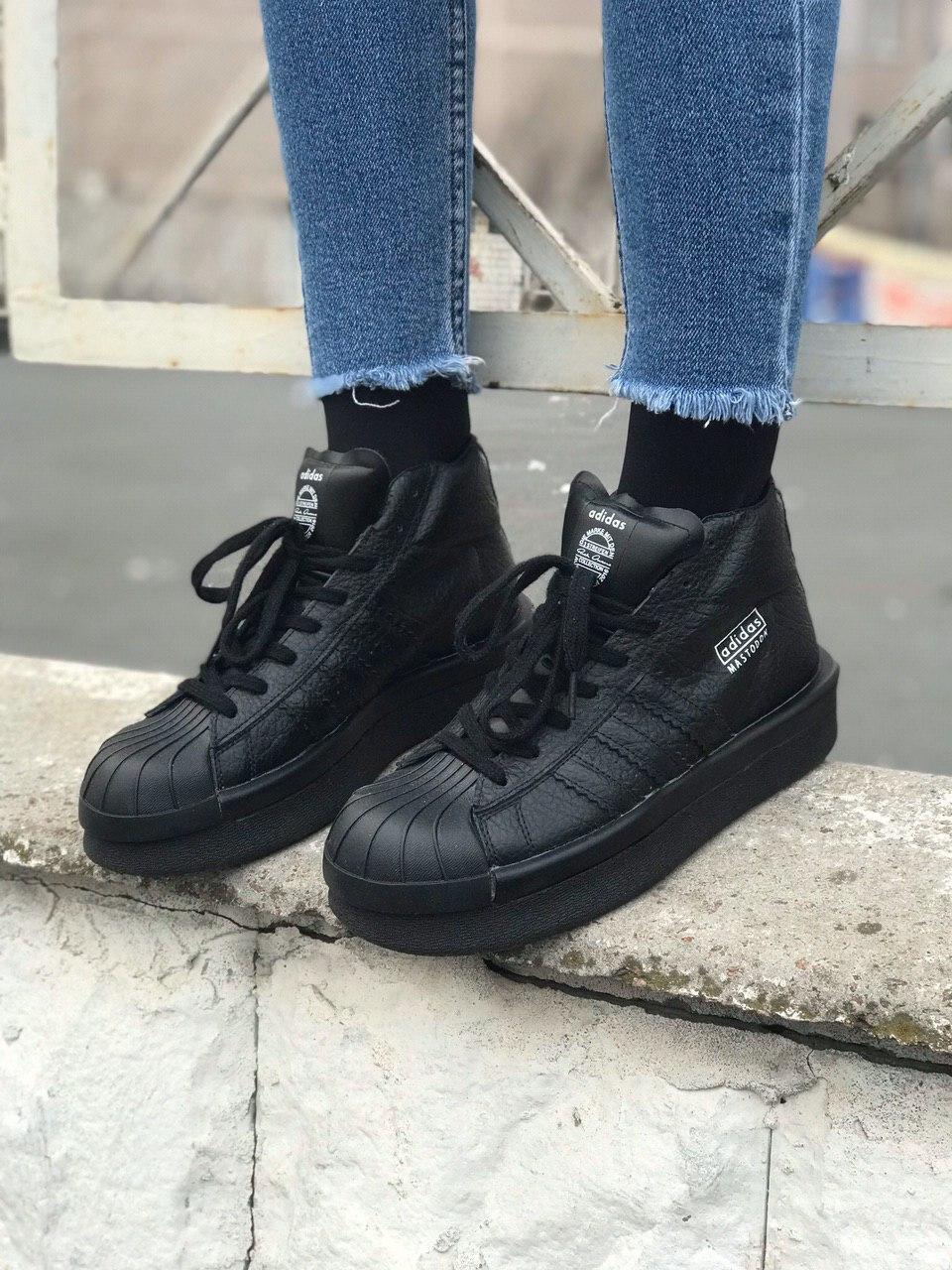 Rick Owens × adidas Mastodon Pro II BLACK