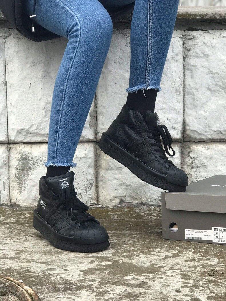 Rick Owens × adidas Mastodon Pro II BLACK