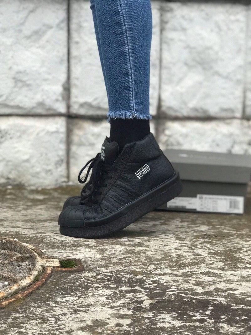 Rick Owens × adidas Mastodon Pro II BLACK