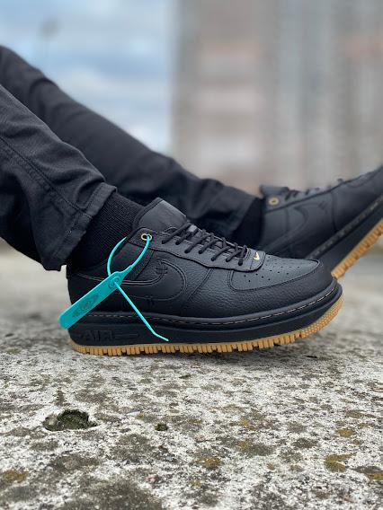 Nike Air Force 1 Luxe Black Gum