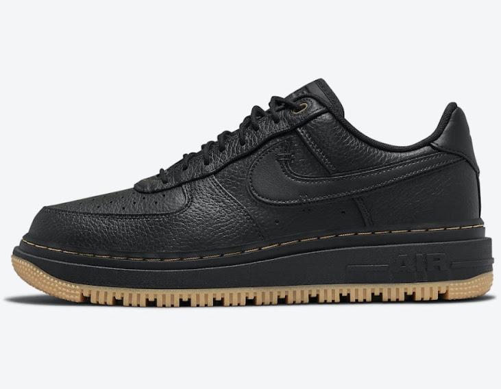 Nike Air Force 1 Luxe Black Gum
