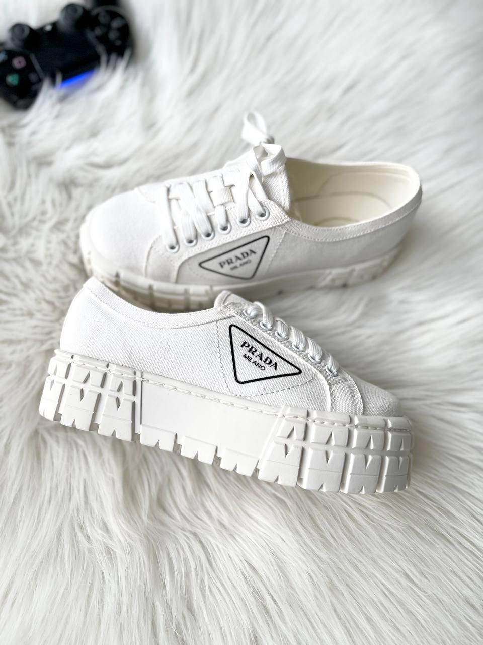 Prada Double Wheel White