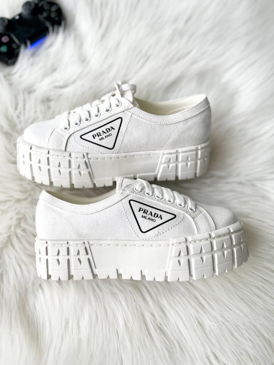 Prada Double Wheel White