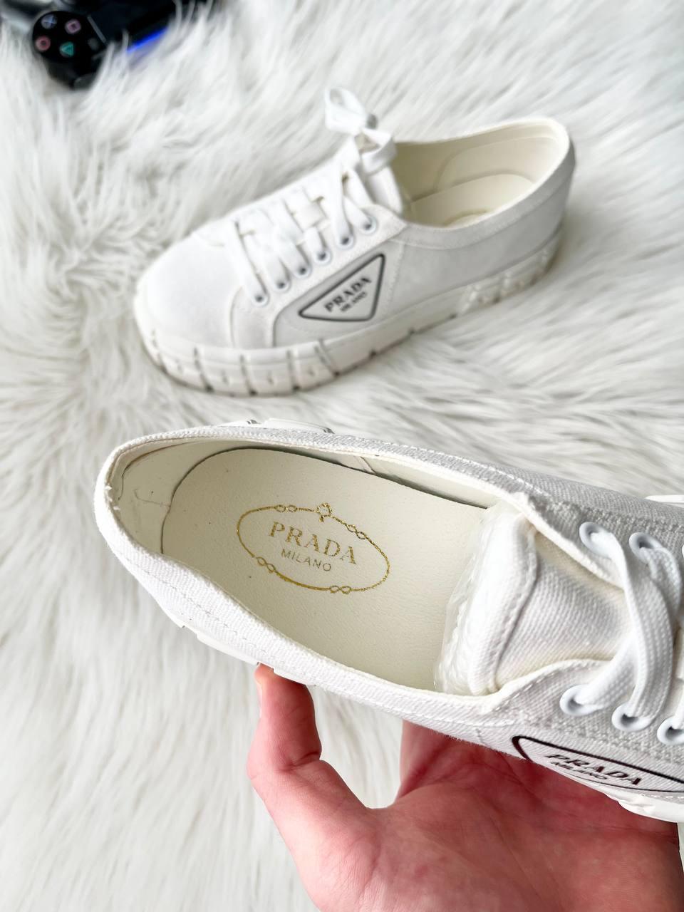 Prada Double Wheel White