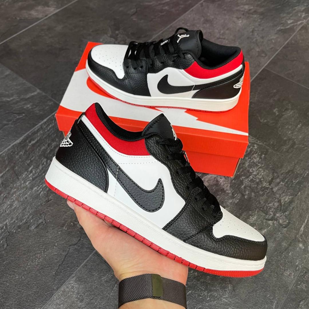 Nike Air Jordan Retro 1 Low White Red Black 1
