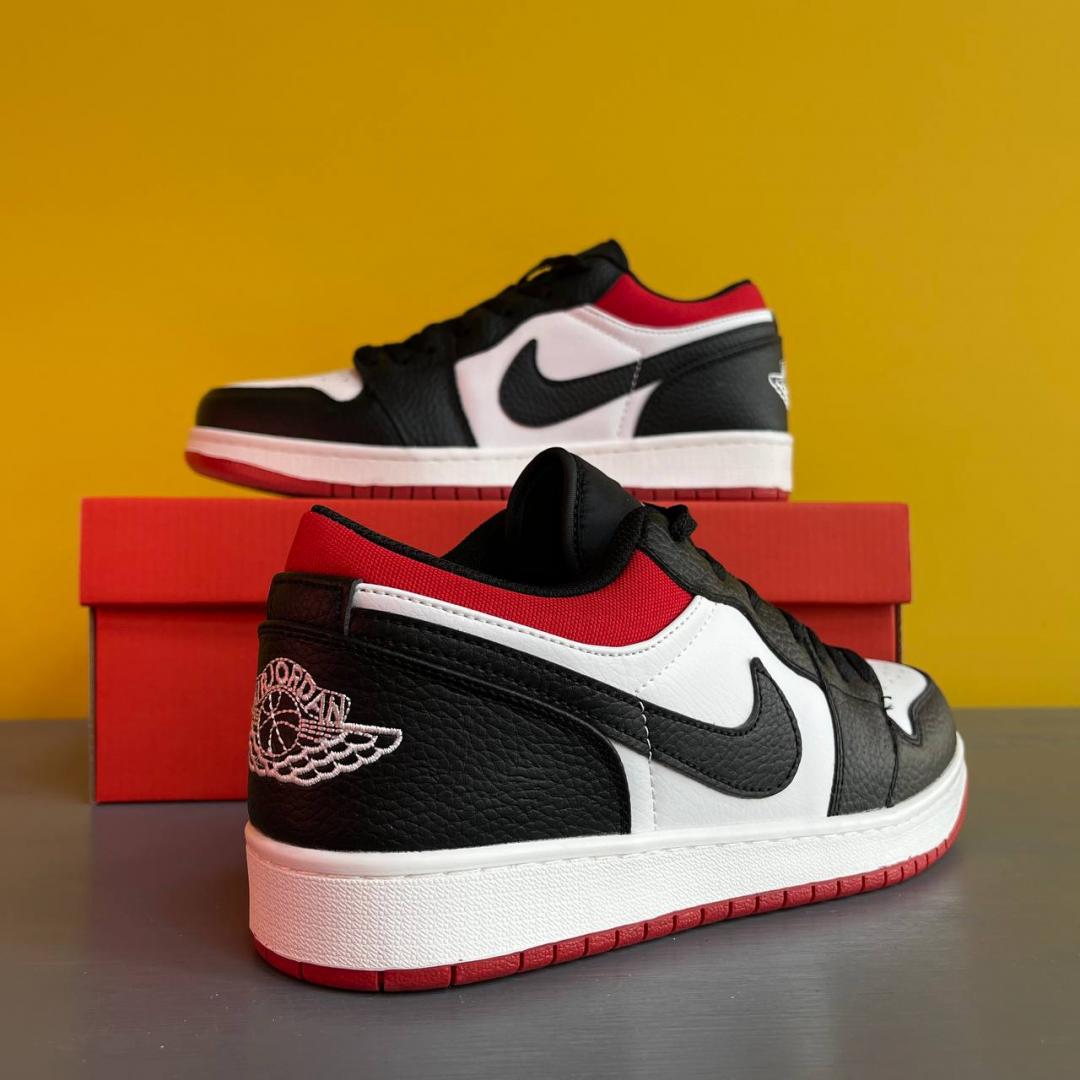 Nike Air Jordan Retro 1 Low White Red Black 1