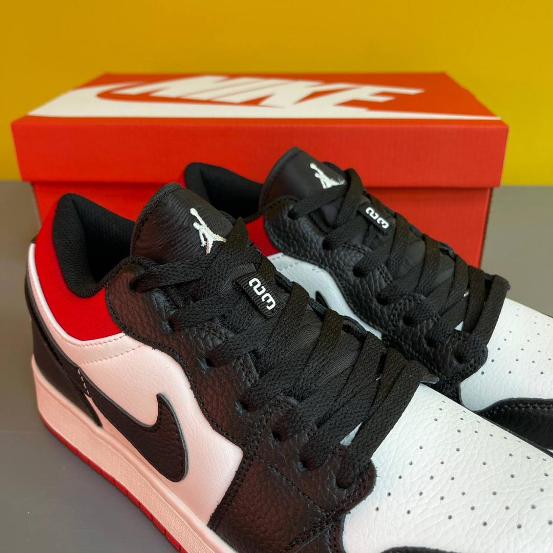 Nike Air Jordan Retro 1 Low White Red Black 1