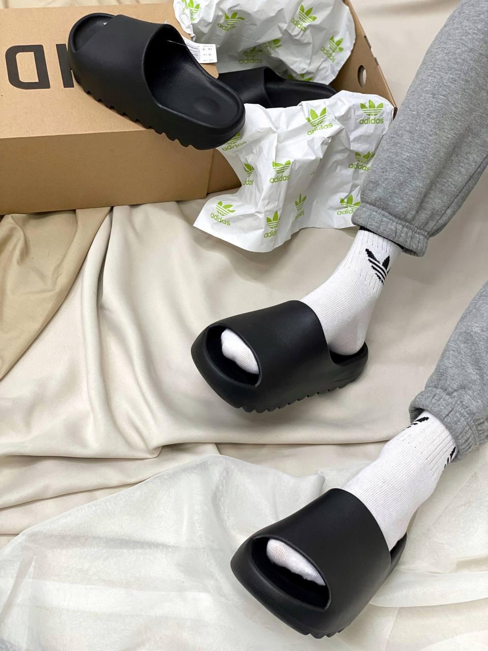 Adidas Yeezy Slide Black (Без лого)