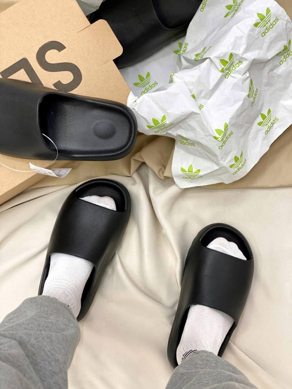 Adidas Yeezy Slide Black (Без лого)