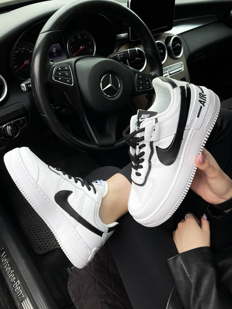 Nike Air Force 1 SHADOW Black White