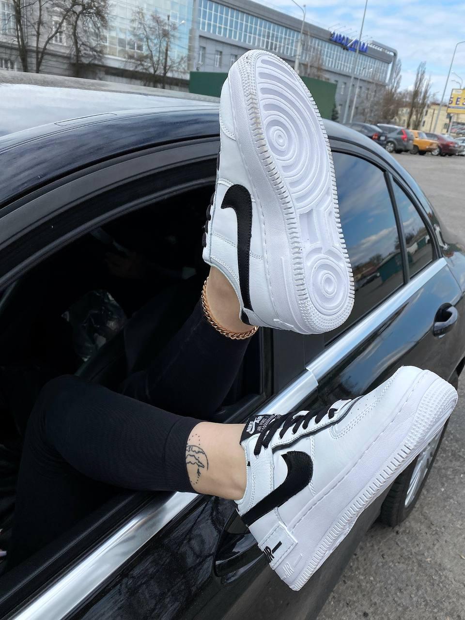 Nike Air Force 1 SHADOW Black White