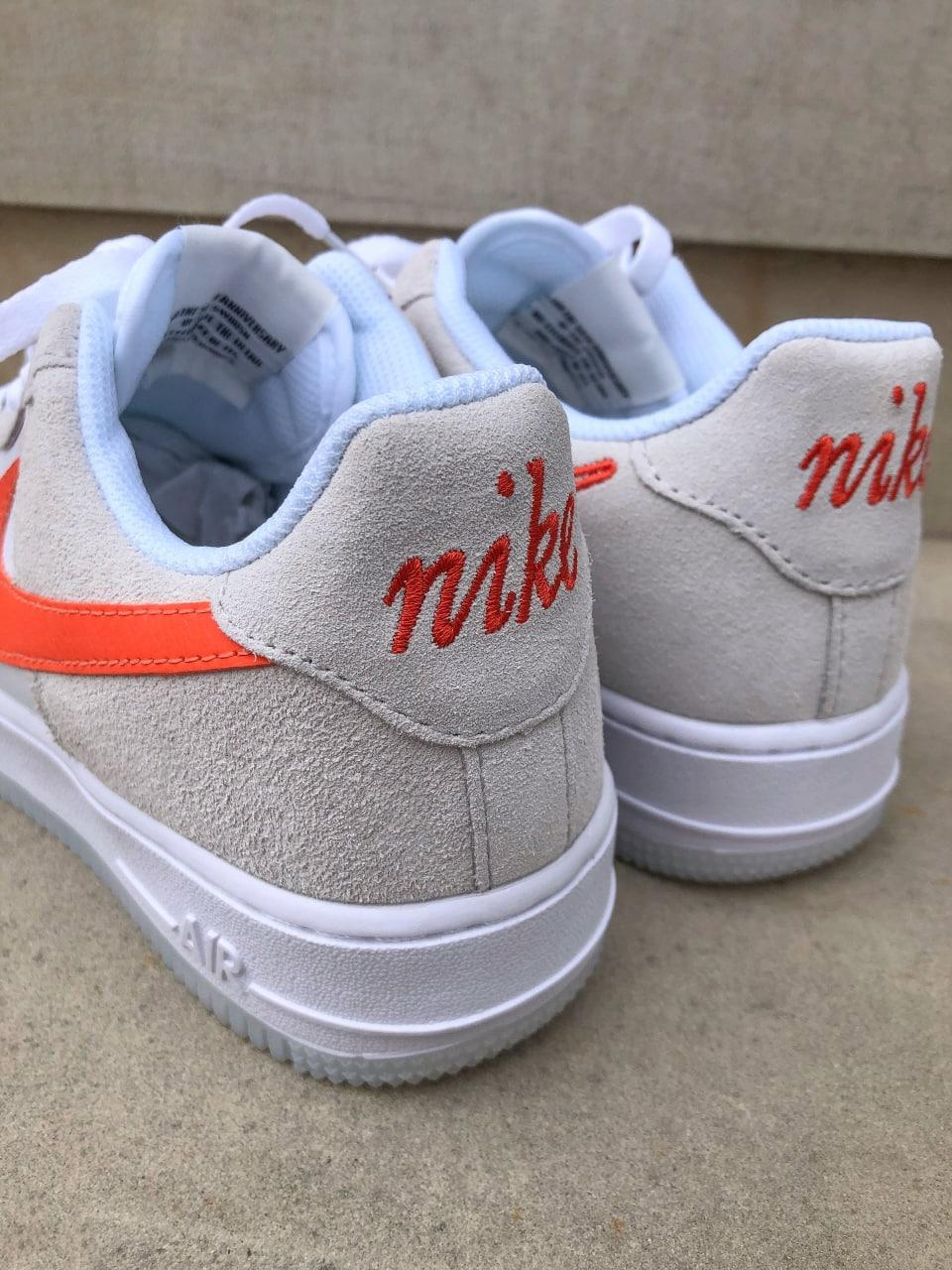 Nike Air Force 1 White Beige Orange
