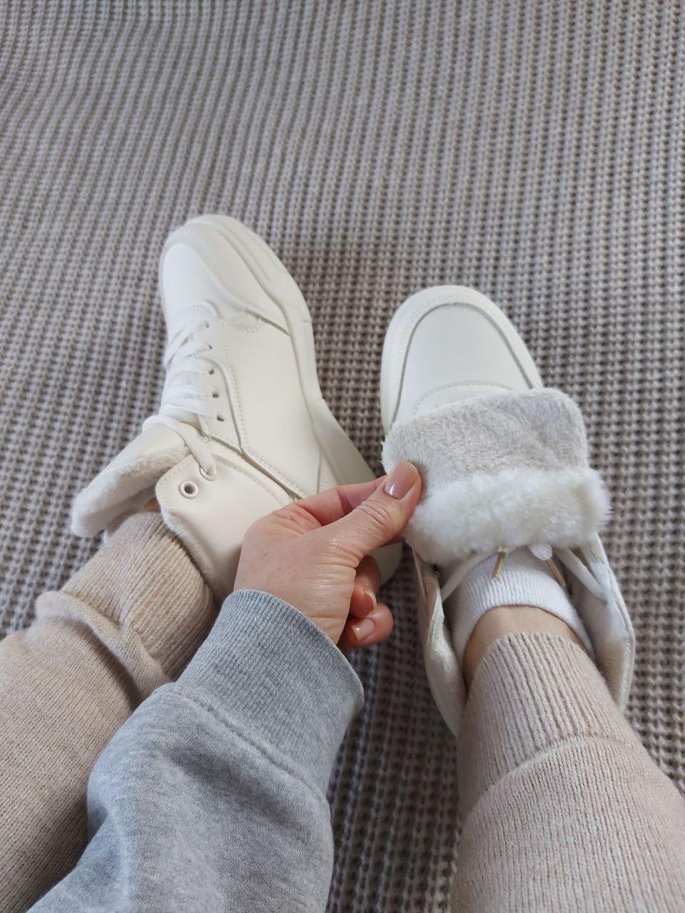 Sneakers High White Winter