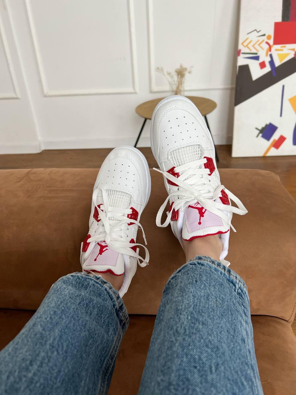 Nike Air Jordan 4 Retro White Red