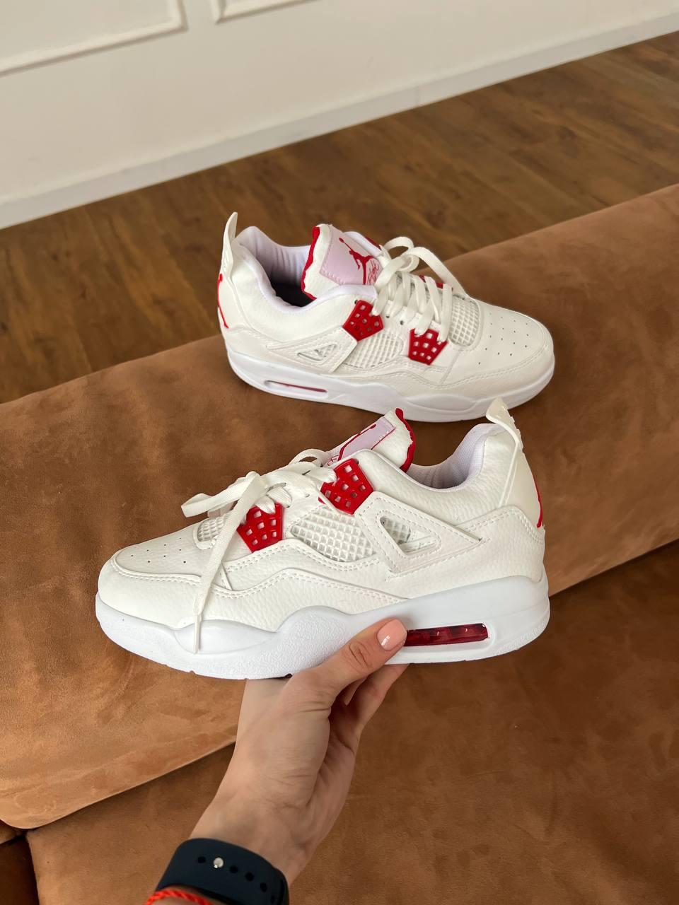 Nike Air Jordan 4 Retro White Red