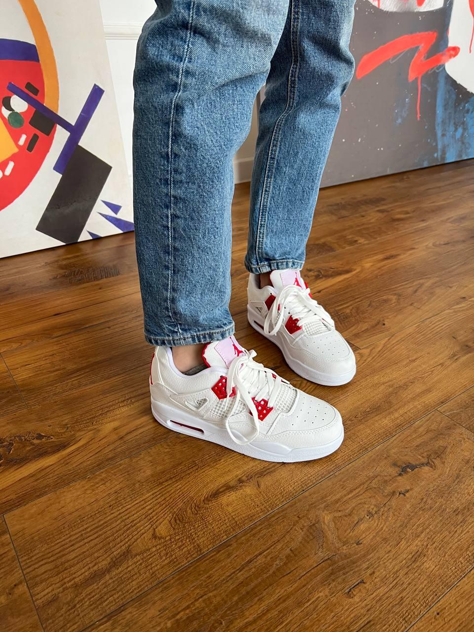 Nike Air Jordan 4 Retro White Red