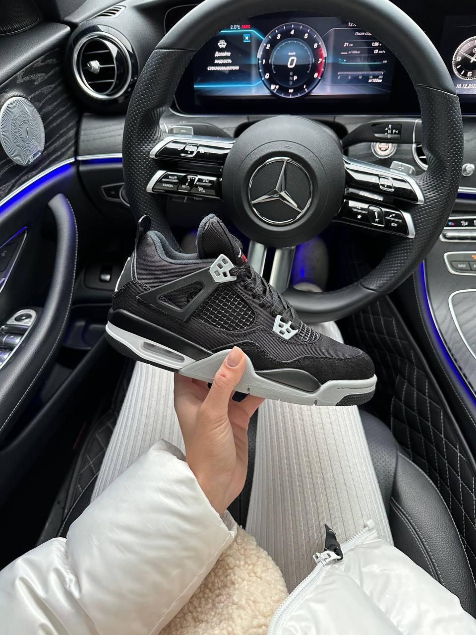 Nike Air Jordan 4 Retro SE Black Canvas