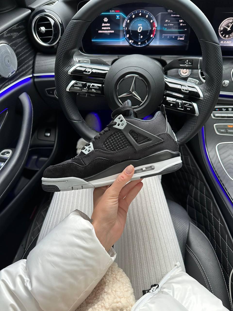 Nike Air Jordan 4 Retro SE Black Canvas
