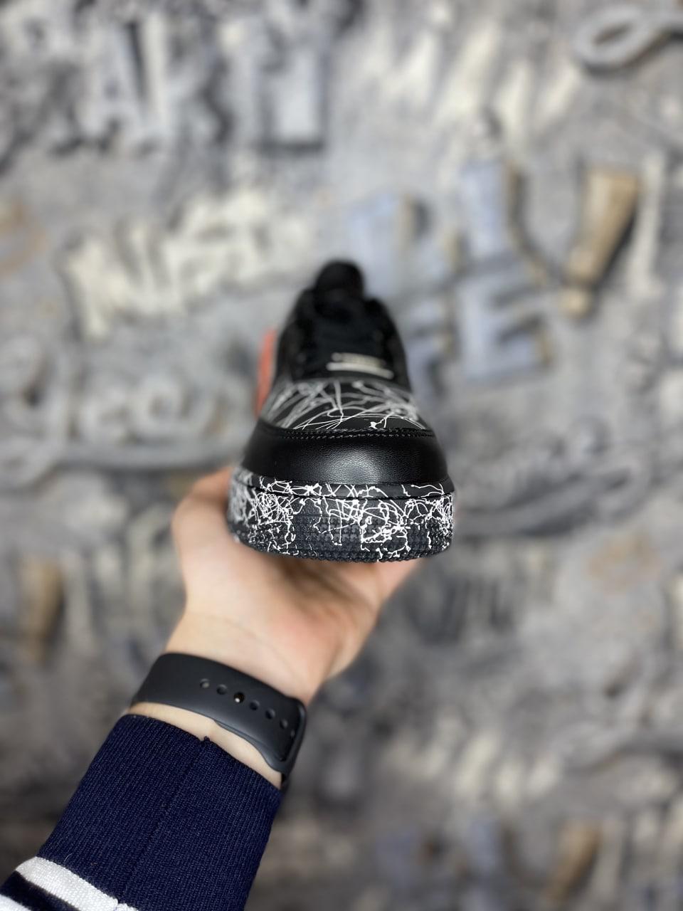 Custom Nike Air Force 1 Low White Paint Splatter