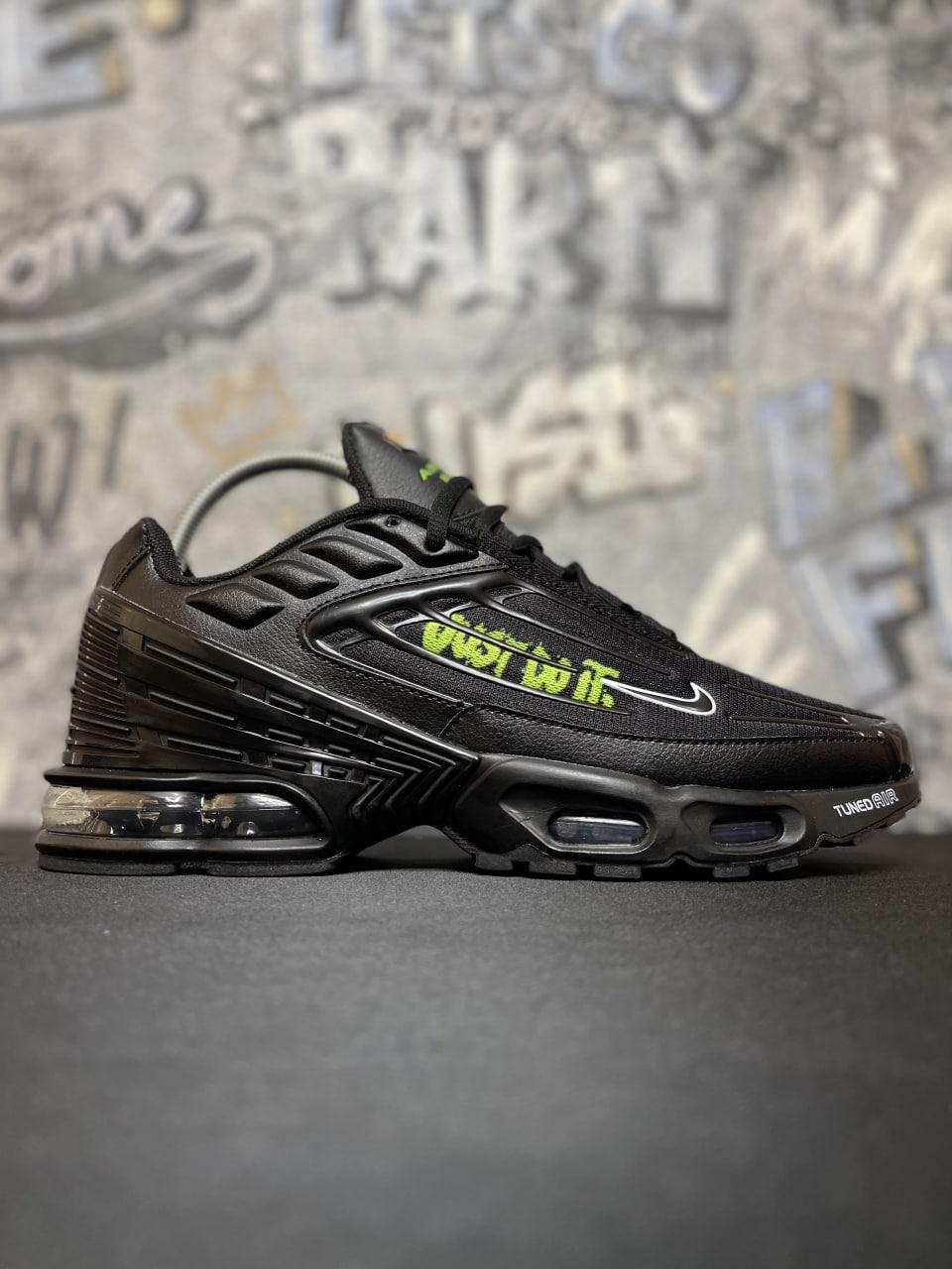 Nike Air Max TN 3 Just Do It Black Volt