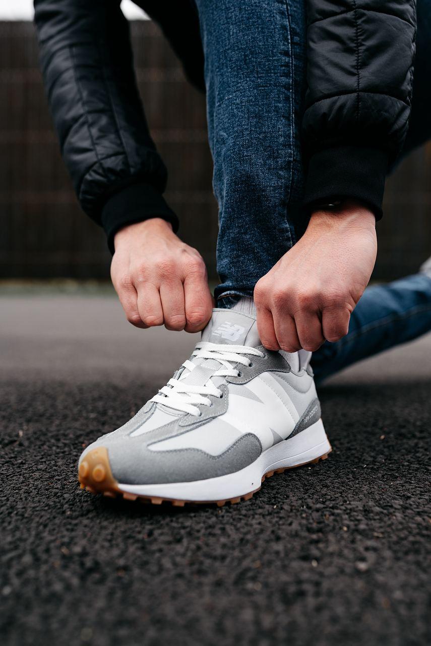 New Balance 327 Grey White 1