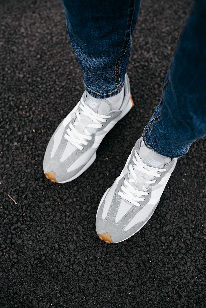 New Balance 327 Grey White 1