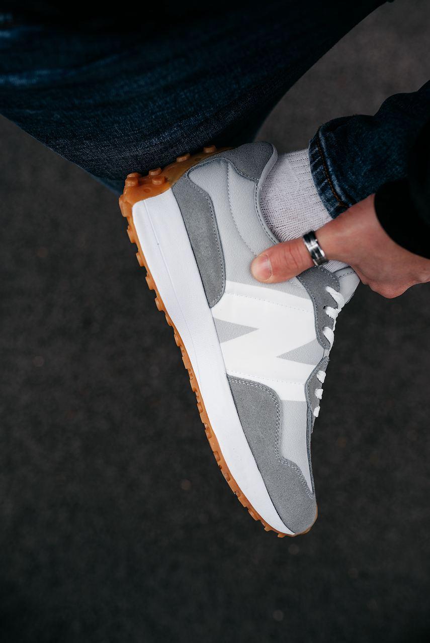 New Balance 327 Grey White 1