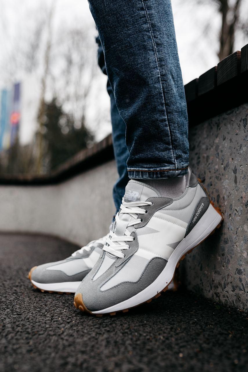 New Balance 327 Grey White 1