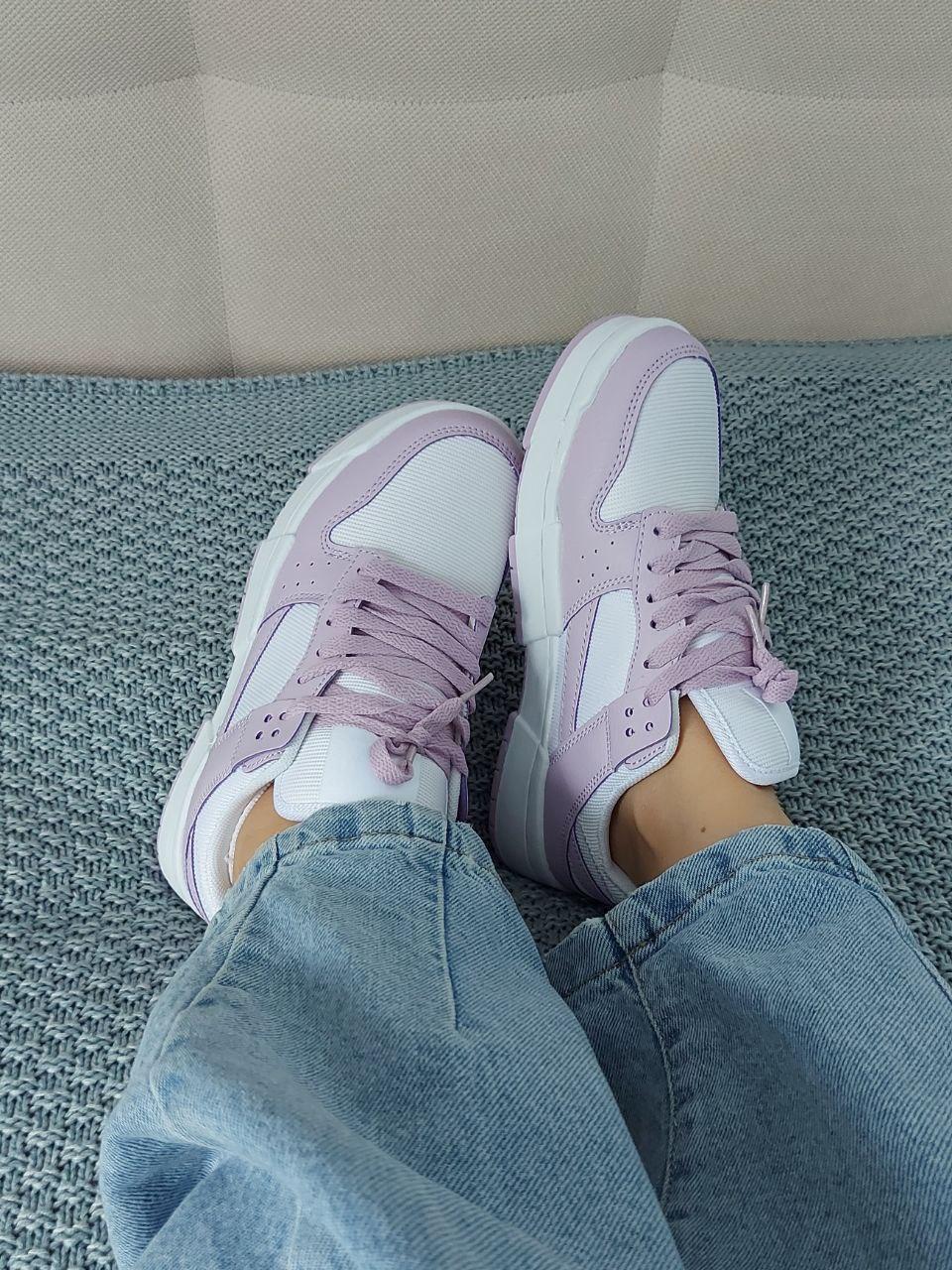 Sneakers White Violet