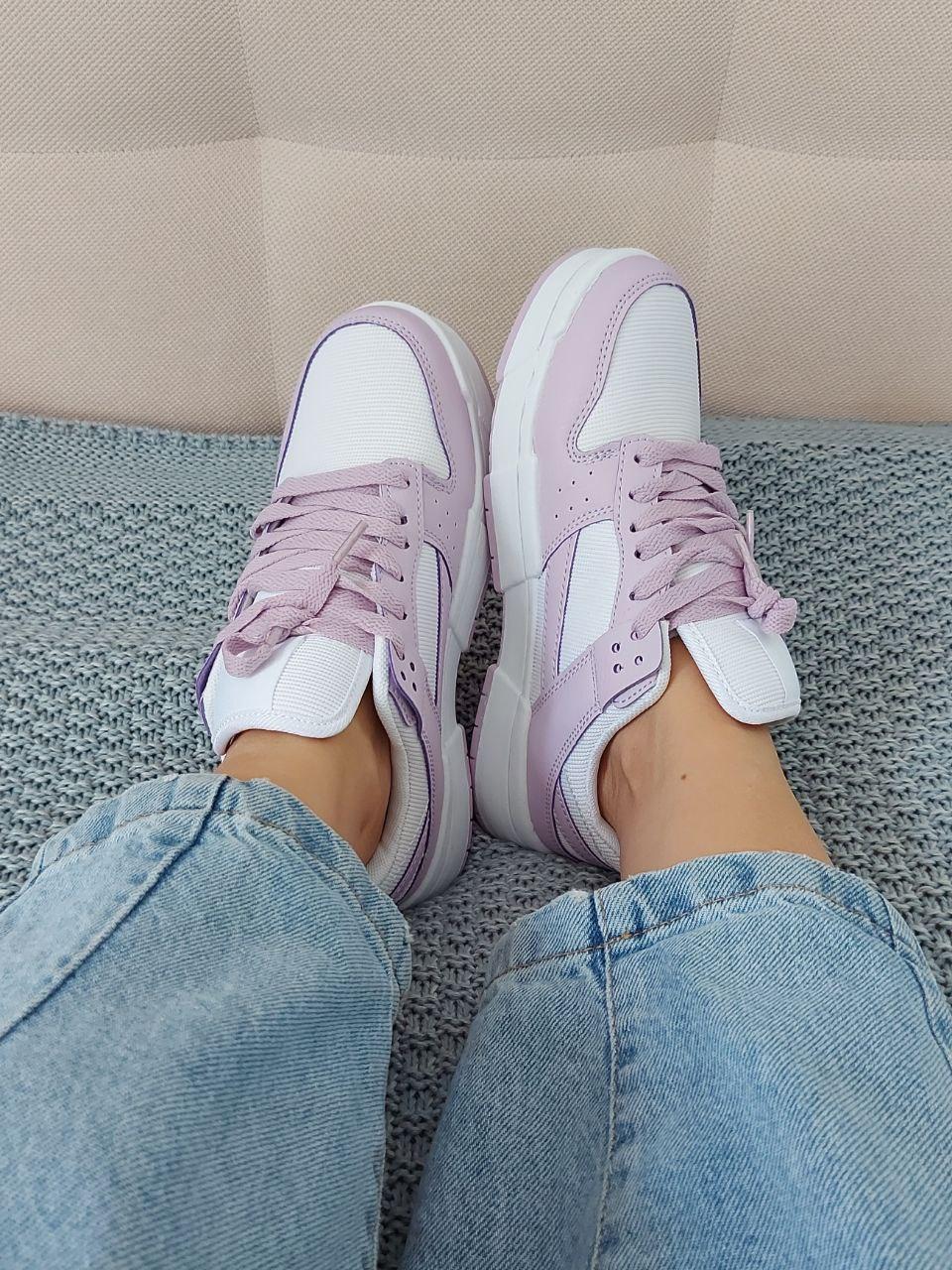 Sneakers White Violet
