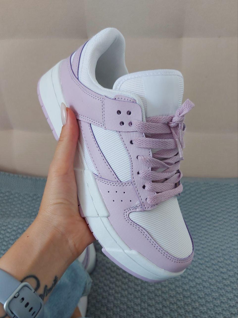 Sneakers White Violet