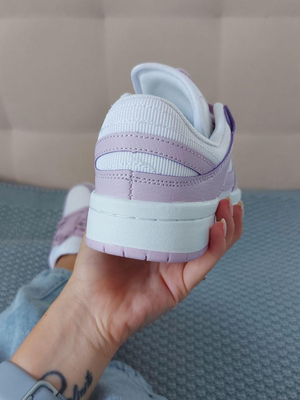 Sneakers White Violet