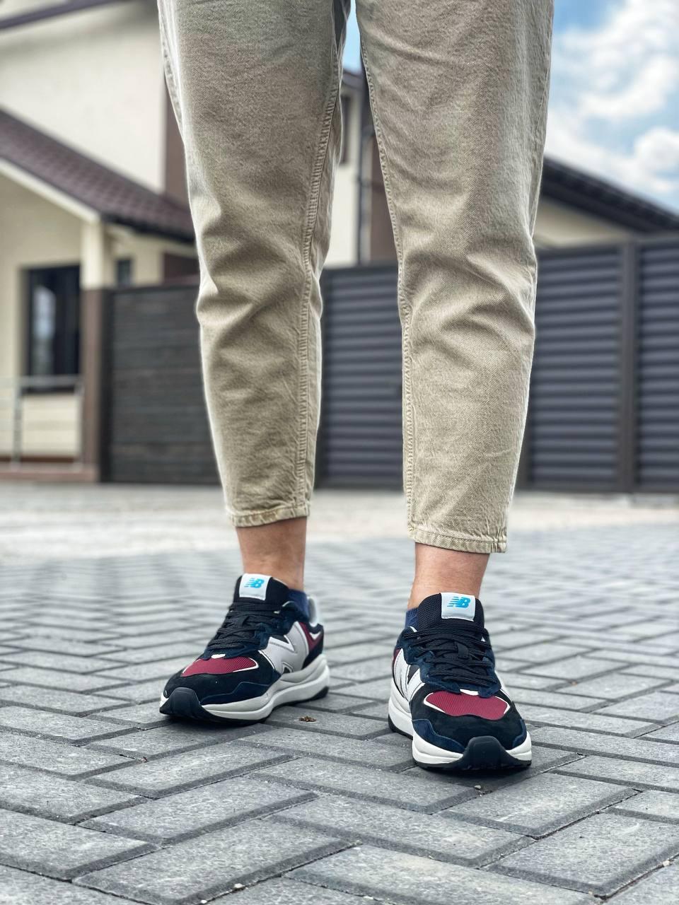 New Balance 57/40 White Black Bordo